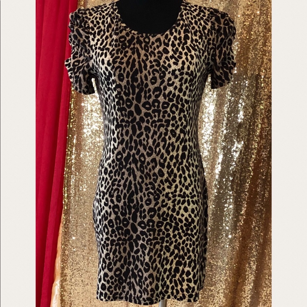 Leopard print dress